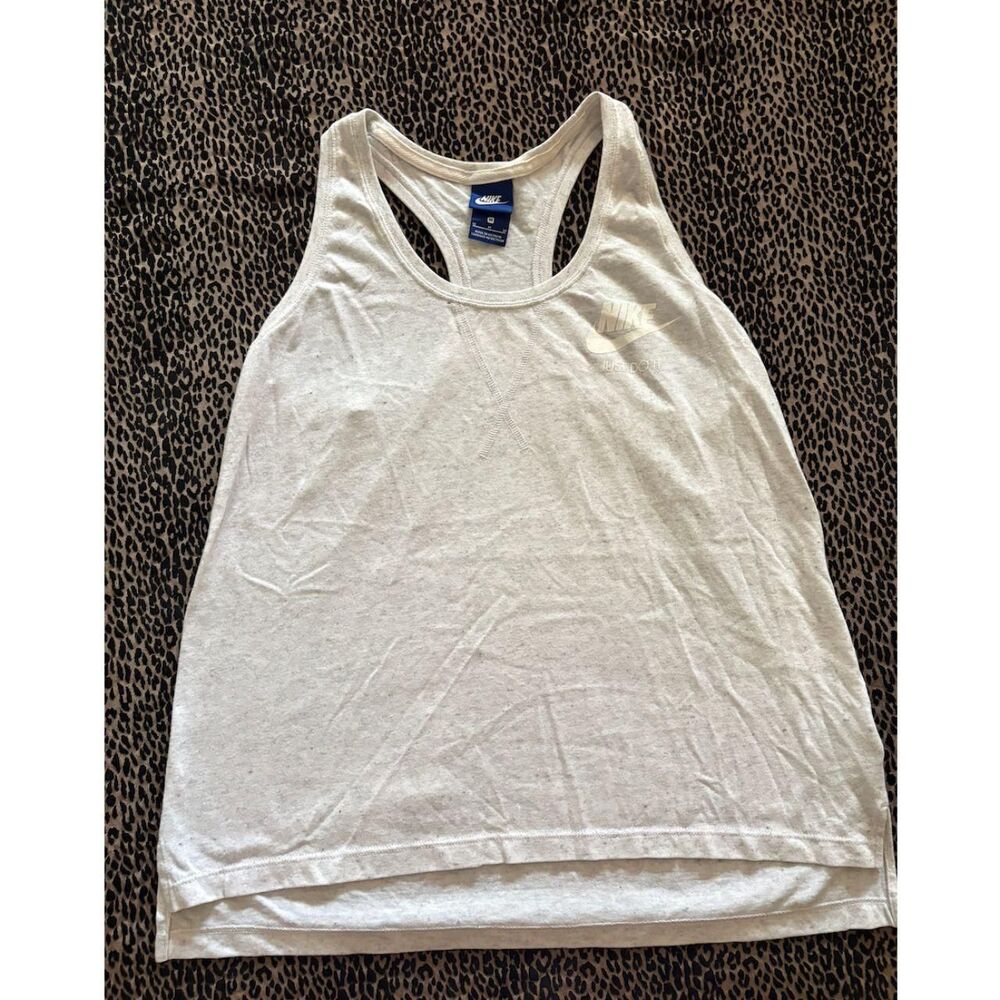 Nike Women's White and Grey Vest